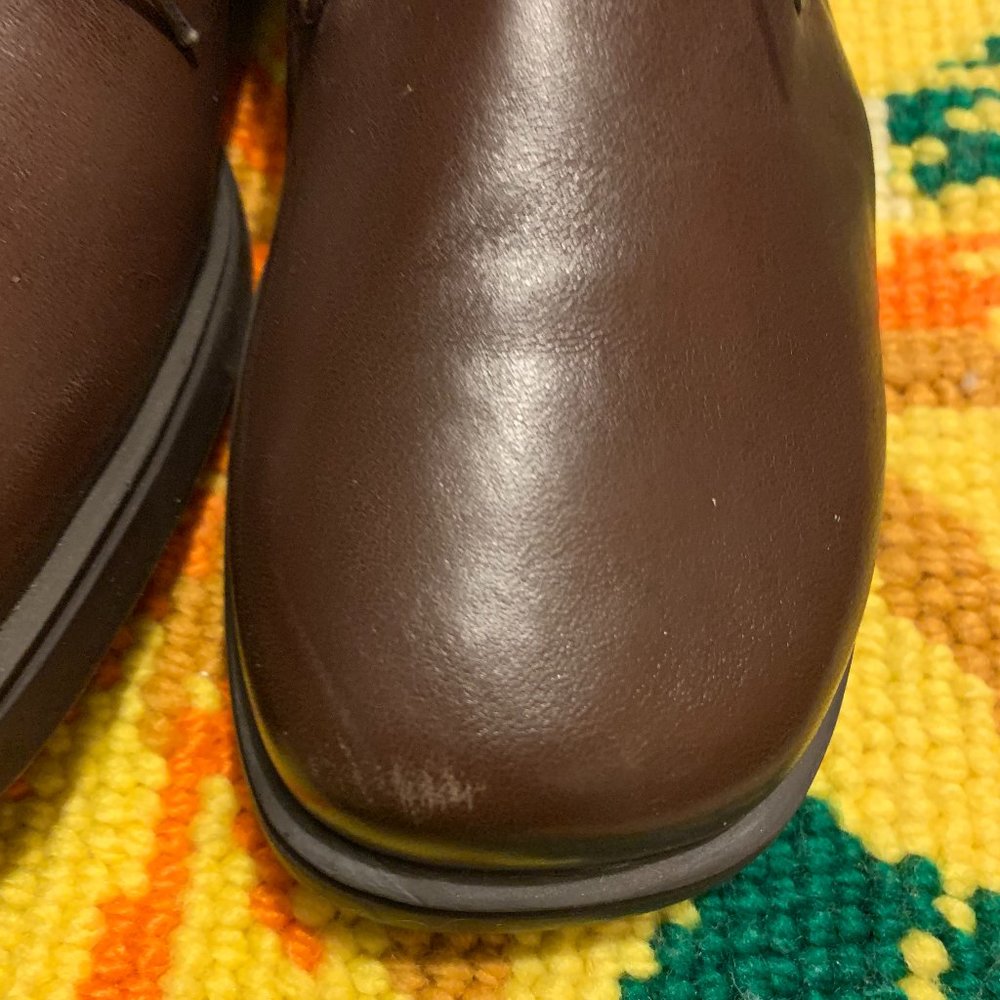 Worthington sport brown leather lace up booties size 7.5 - Picture 5 of 12